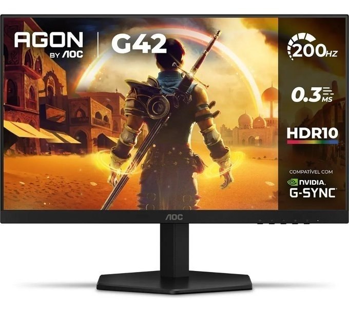 Monitor Gamer AOC AGON G42 24" 200Hz 0,3ms IPS