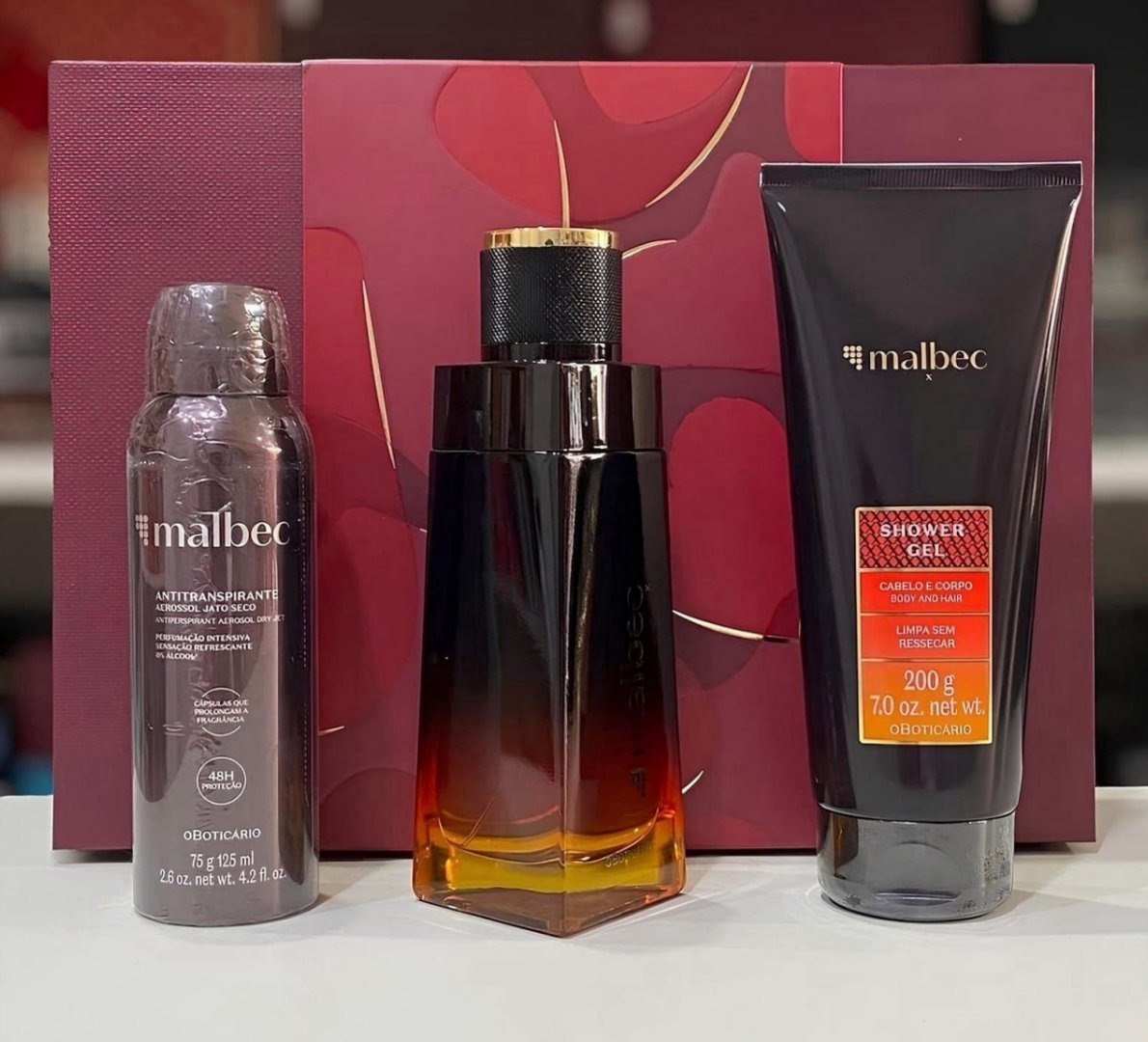 Kit Presente Malbec X O Boticário Masculino Original