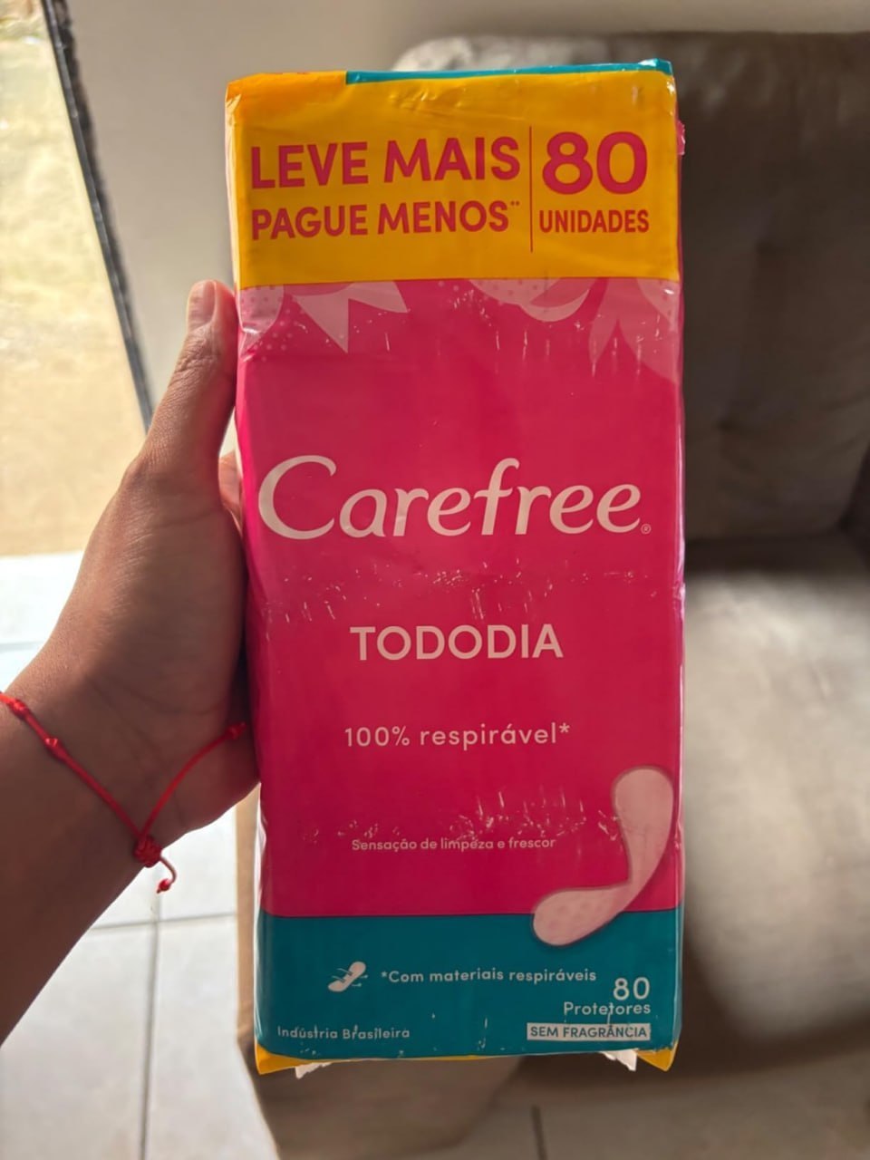 Pack 80 Unidades Protetor Diário Carefree com Fragrância