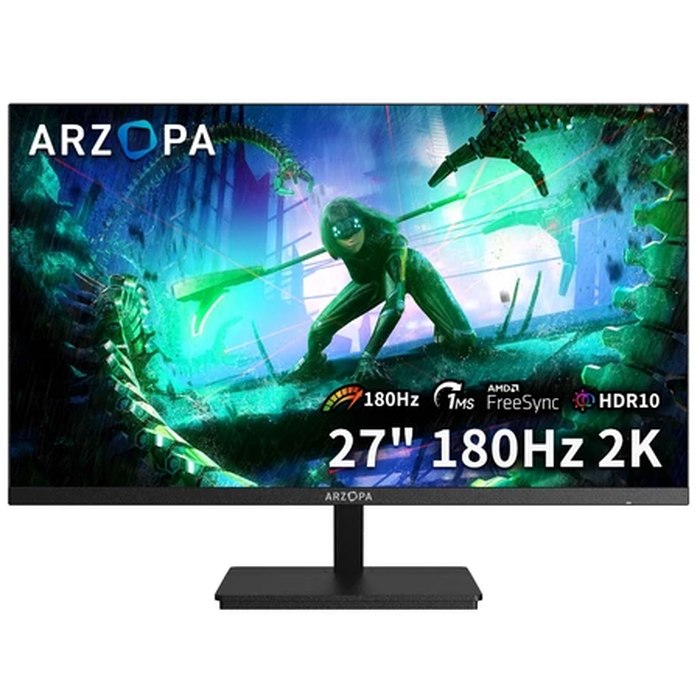 Monitor Gamer ARZOPA 27" 2K QHD 180Hz 1ms