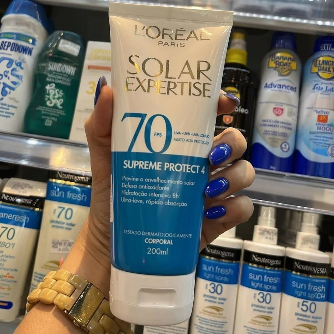 Protetor Solar Corporal L'Oréal Paris Solar Expertise FPS 70 200ml