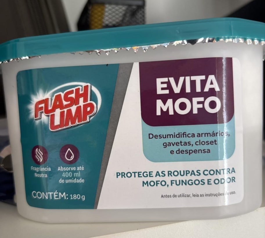 Desumidificador Flash Limp 180g Anti Mofo