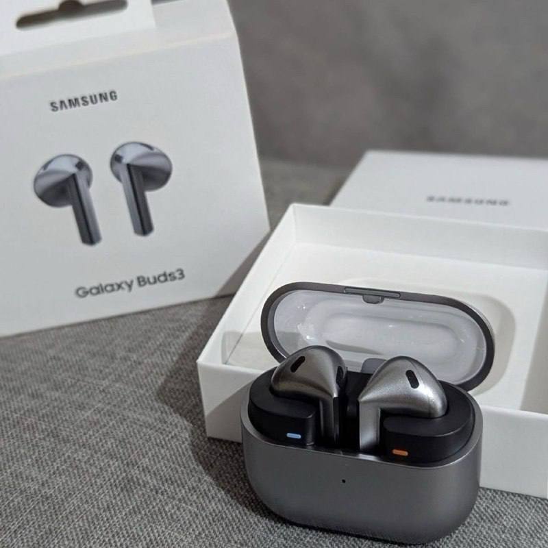 Samsung Galaxy Buds3 Fone de Ouvido Sem Fio Galaxy AI Cinza
