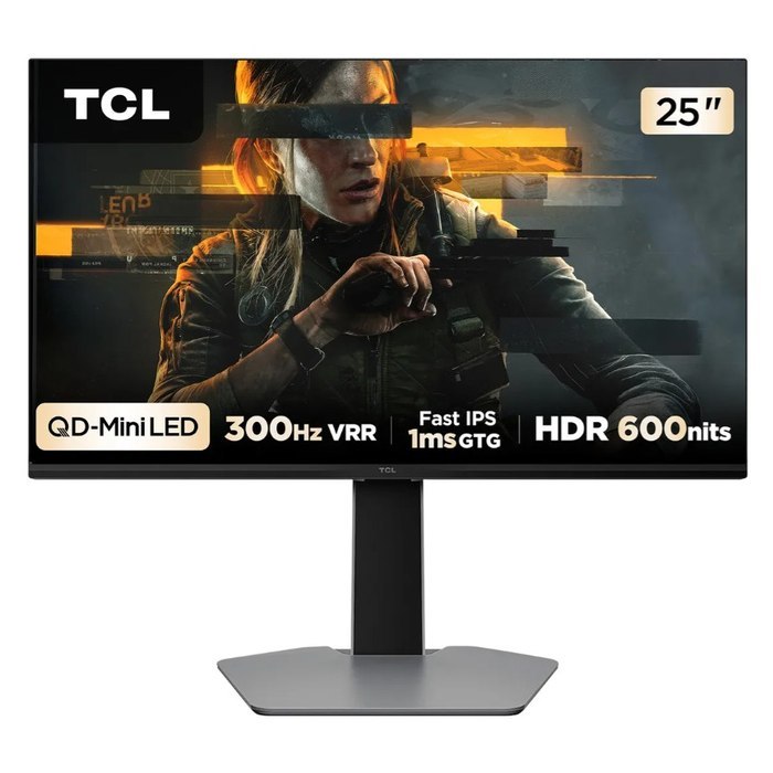 Monitor Gamer TCL 25" QD-Mini LED FHD 300Hz 1ms