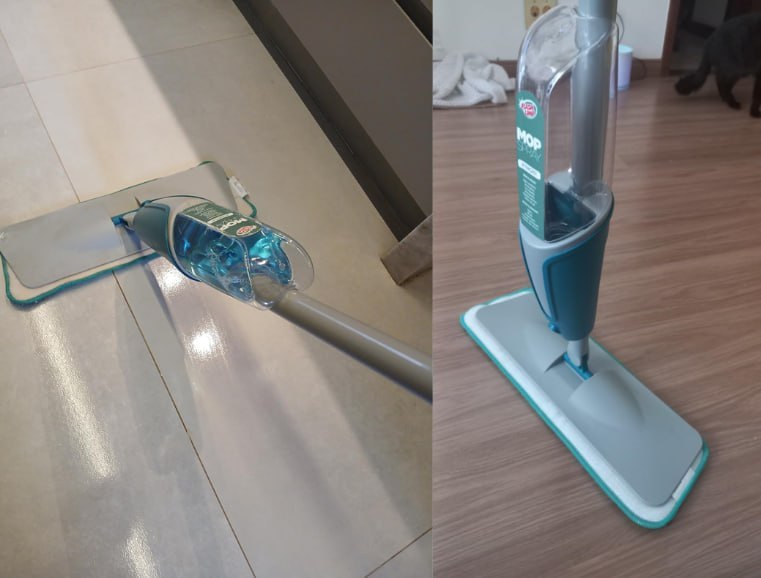 MOP Spray Flash Limp 400ml com Dispenser