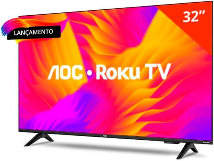 Smart TV LED 32" AOC 32S5155/78G - Wi-Fi HD Quad Core