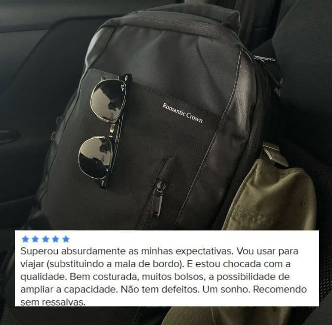Mochila Viagem Executiva Romantic Crown
