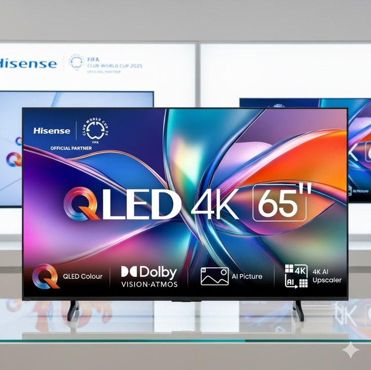Smart TV 65" 4K Hisense QLED (65Q6QV)