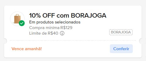 10% OFF Mercado Livre - Cupom BORAJOGA