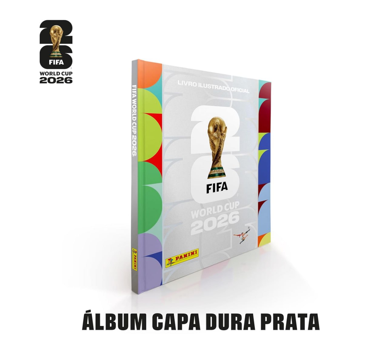 Álbum de Figurinhas Capa Dura Prata FIFA World Cup 2026™