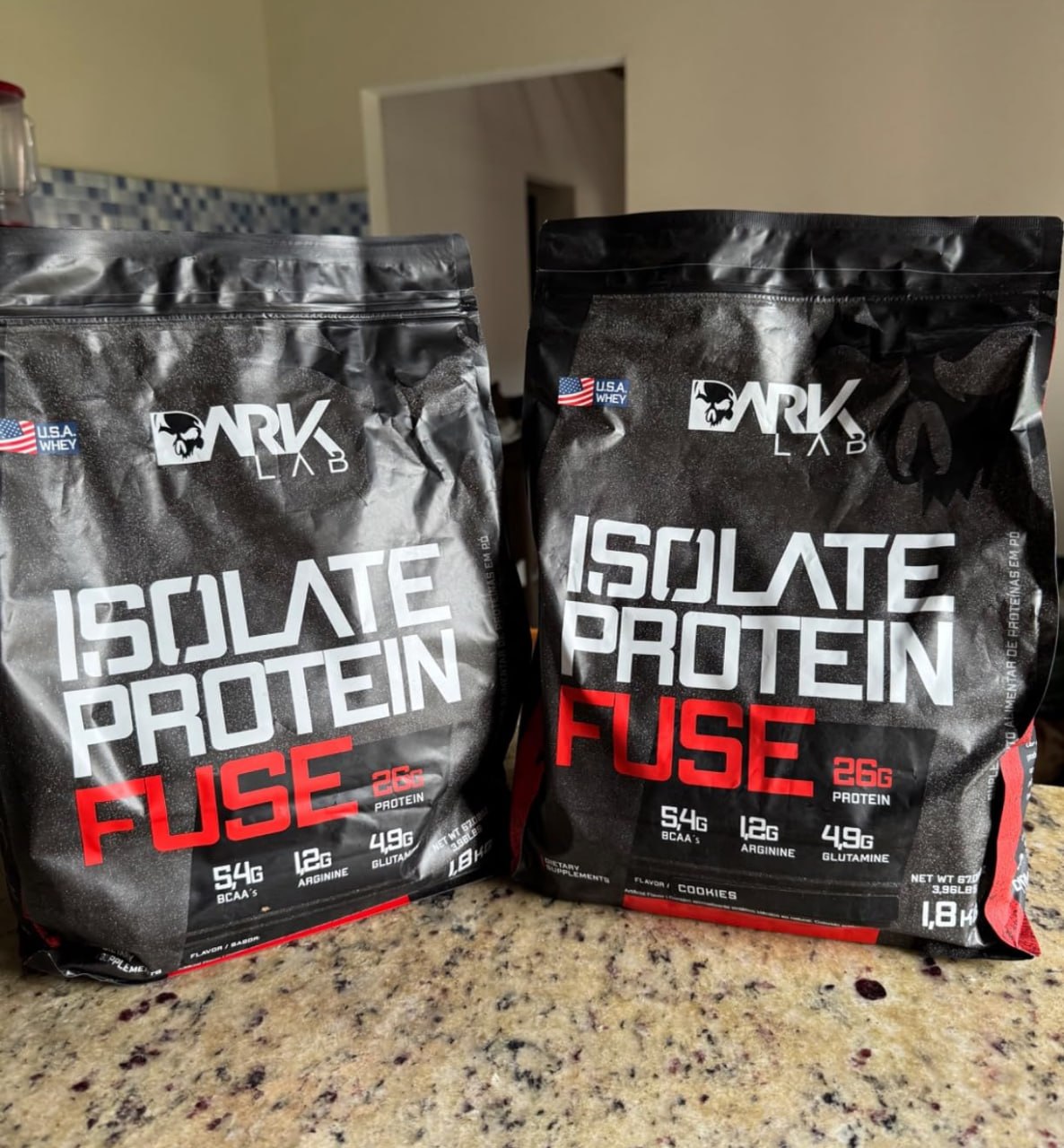 Isolate Protein Fuse Dark Lab 1.8kg Morango