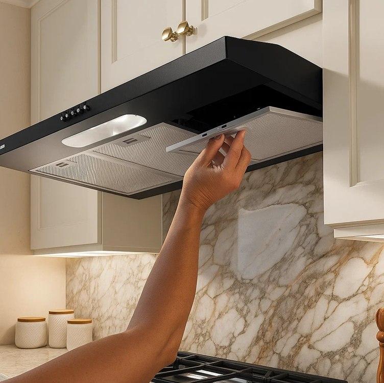 Depurador de Ar Slim 80cm Suggar 3 Velocidades Preto