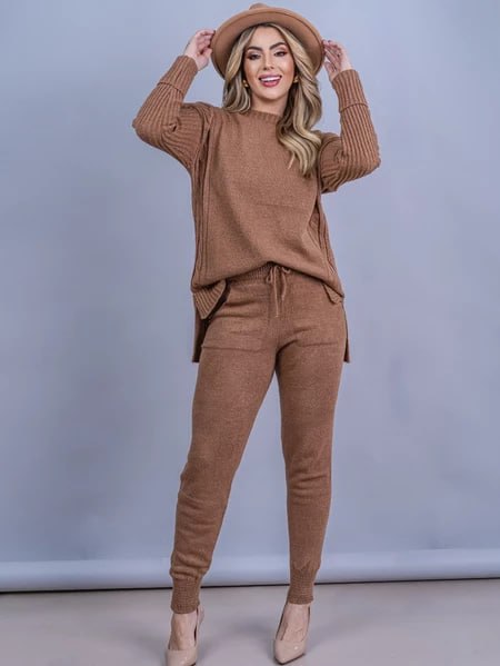 Conjunto Tricot Mousse - 6 Cores