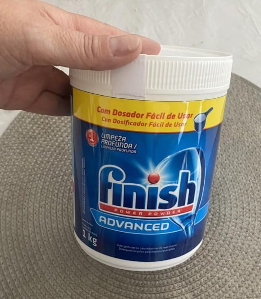 Finish Detergente em Pó para Lava Louças 1Kg