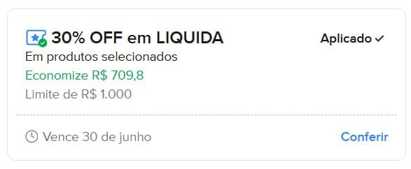 Cupom Mercado Livre 30% OFF Selecionados
