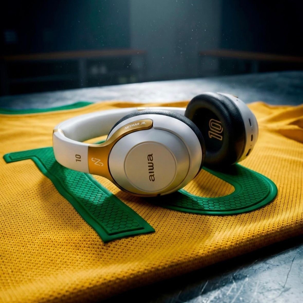 Fone De Ouvido Headphone Neymar Jr. Aiwa Edição Limitada