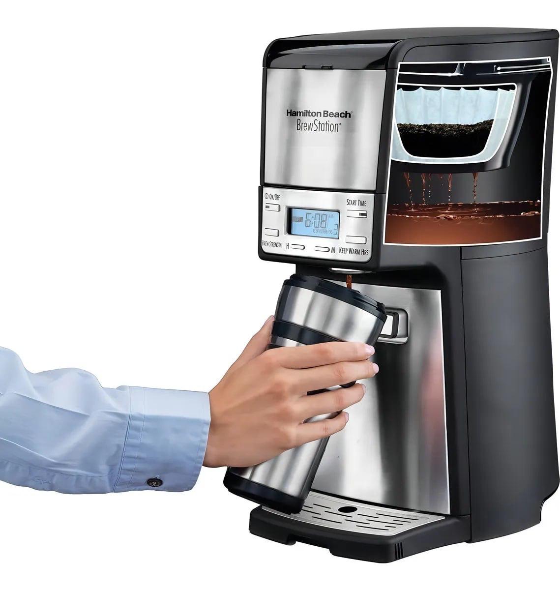 Cafeteira Elétrica Digital Hamilton Beach Brewstation Elite 35 Xícaras
