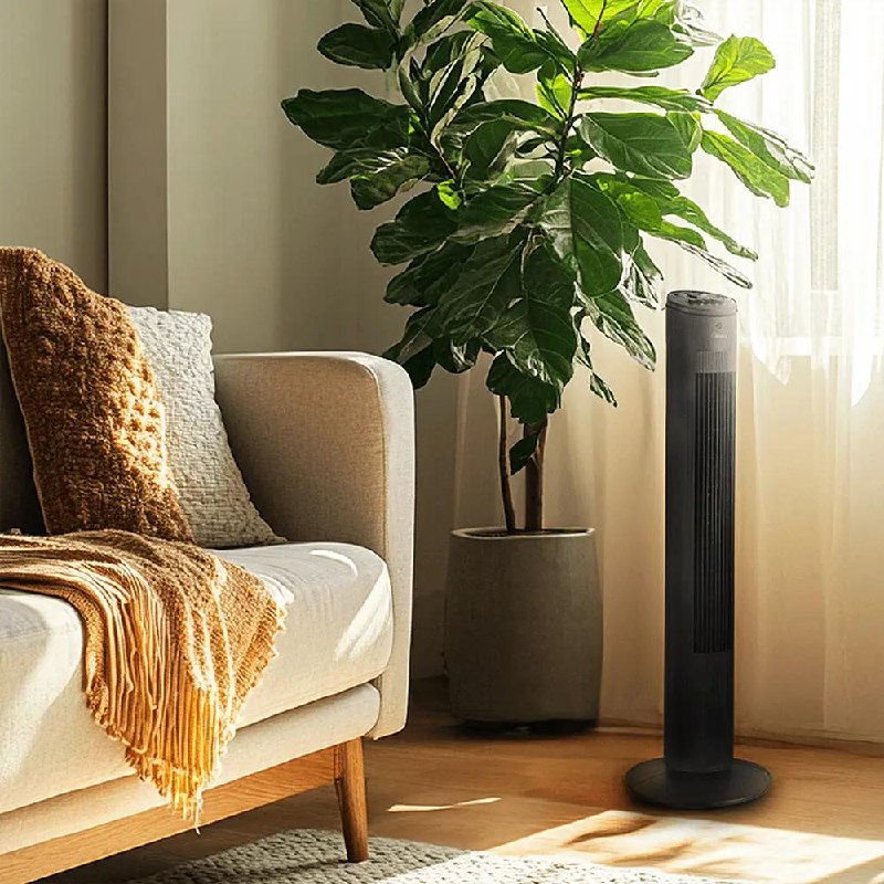 Ventilador de Torre Programável Midea 3 Velocidades Preto 220v