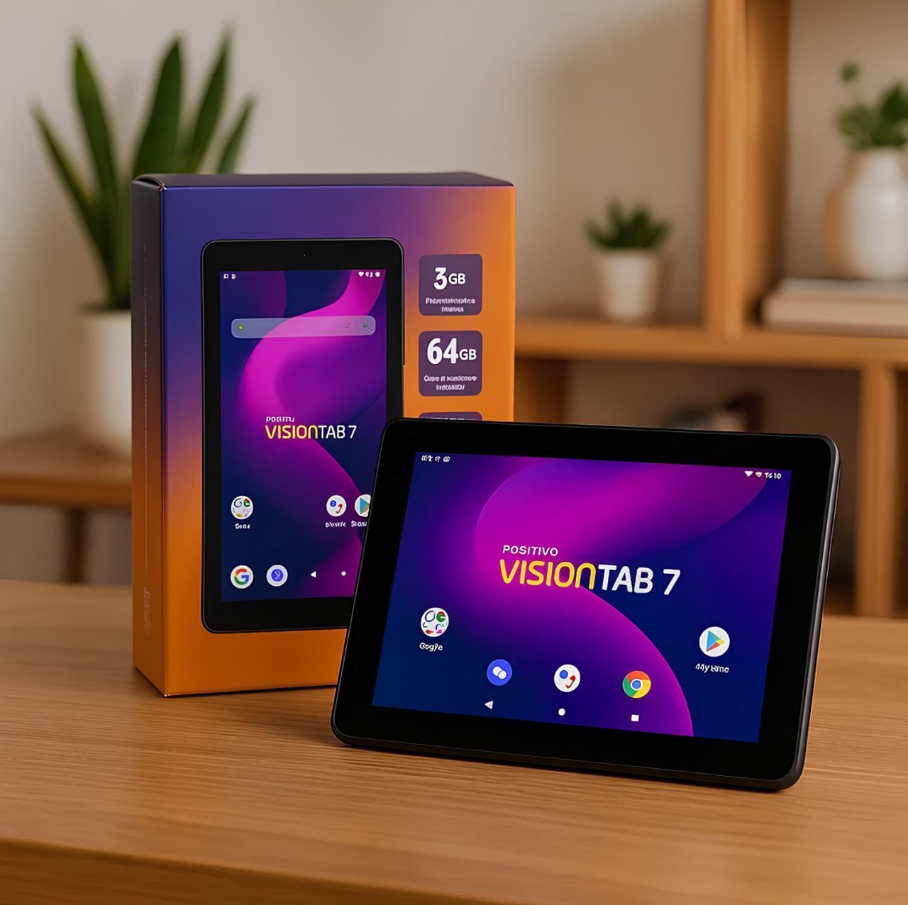 Tablet Positivo Vision TAB 7 - 3GB RAM 64GB