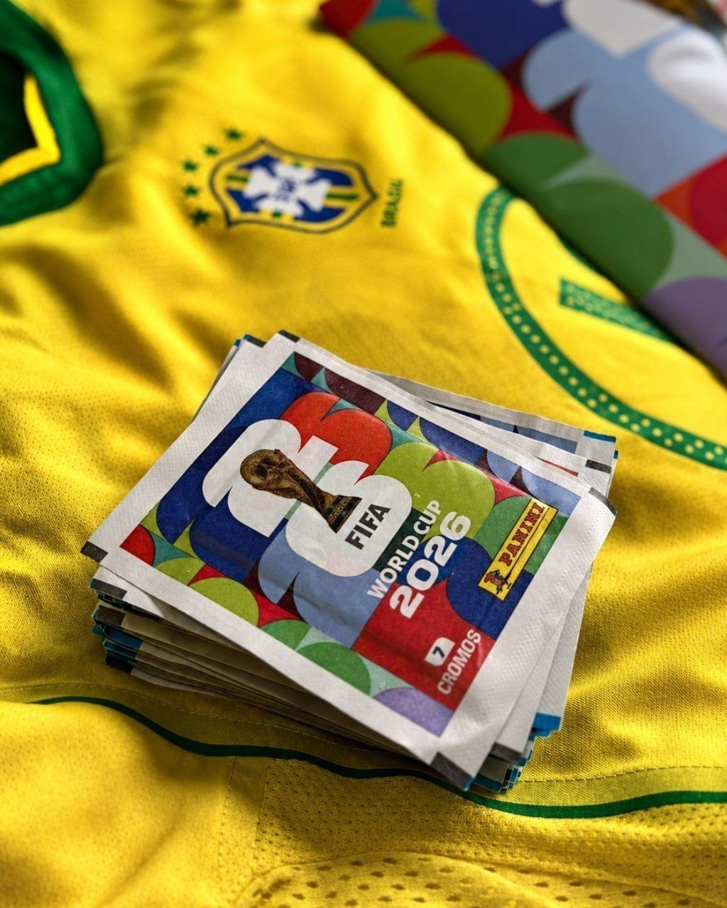 Figurinhas Panini Copa do Mundo 2026 - 100 Envelopes