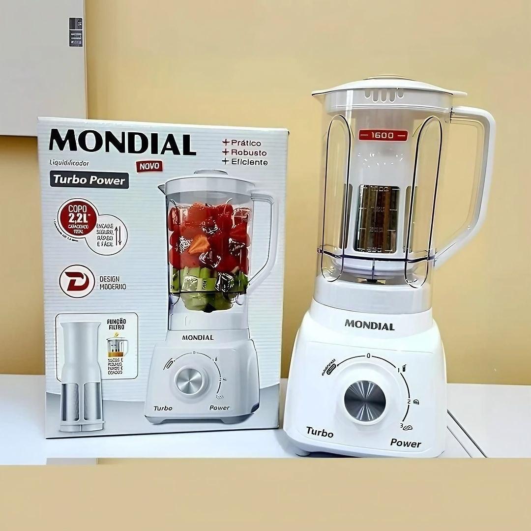 Liquidificador Turbo Power Mondial 550W L-99 WG