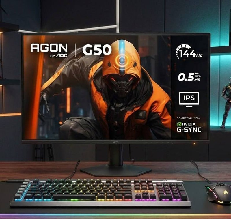 Monitor Gamer AOC AGON G50 27" 144Hz 0,5ms