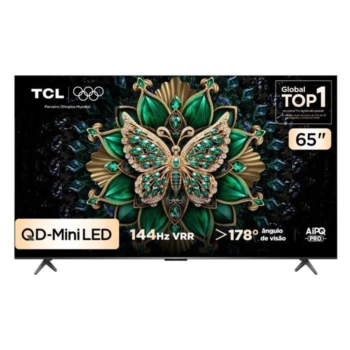 Smart TV TCL 65" C6K QD-Mini LED 4K 120Hz