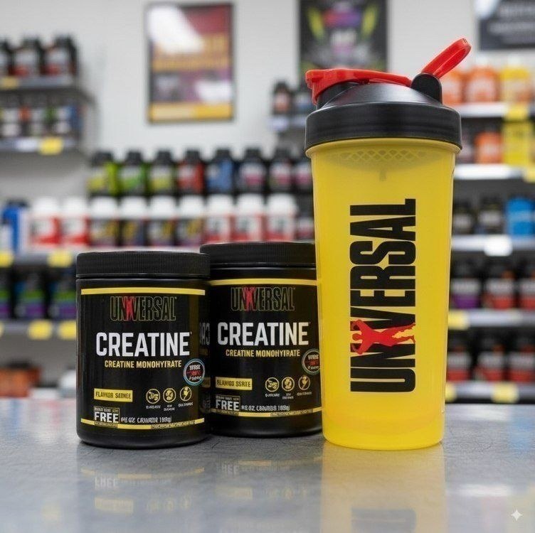 Creatina Universal Nutrition 200g Kit 2 Unidades + Coqueteleira
