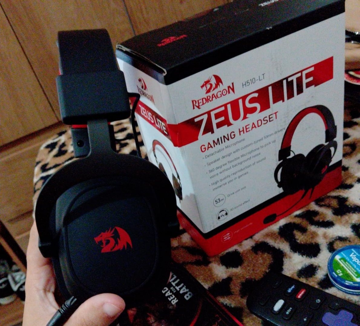 Headset Gamer Redragon Zeus Lite Preto P3 H510-LT