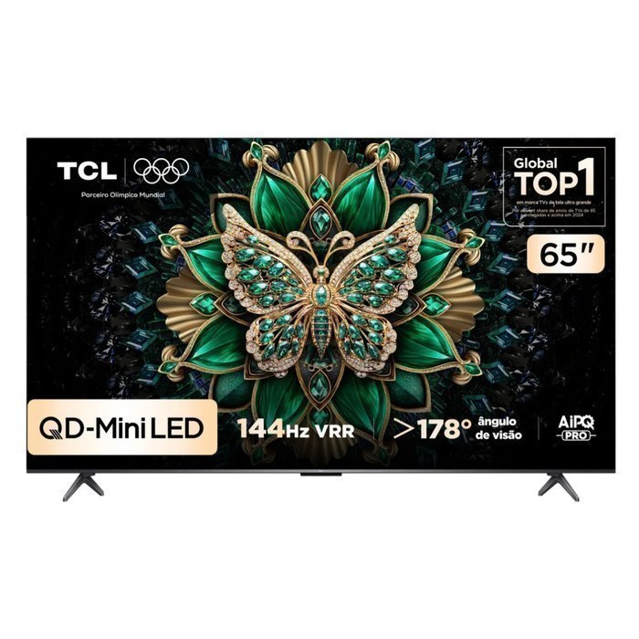 Smart TV TCL 65" C6K QD-Mini LED 4K 120Hz