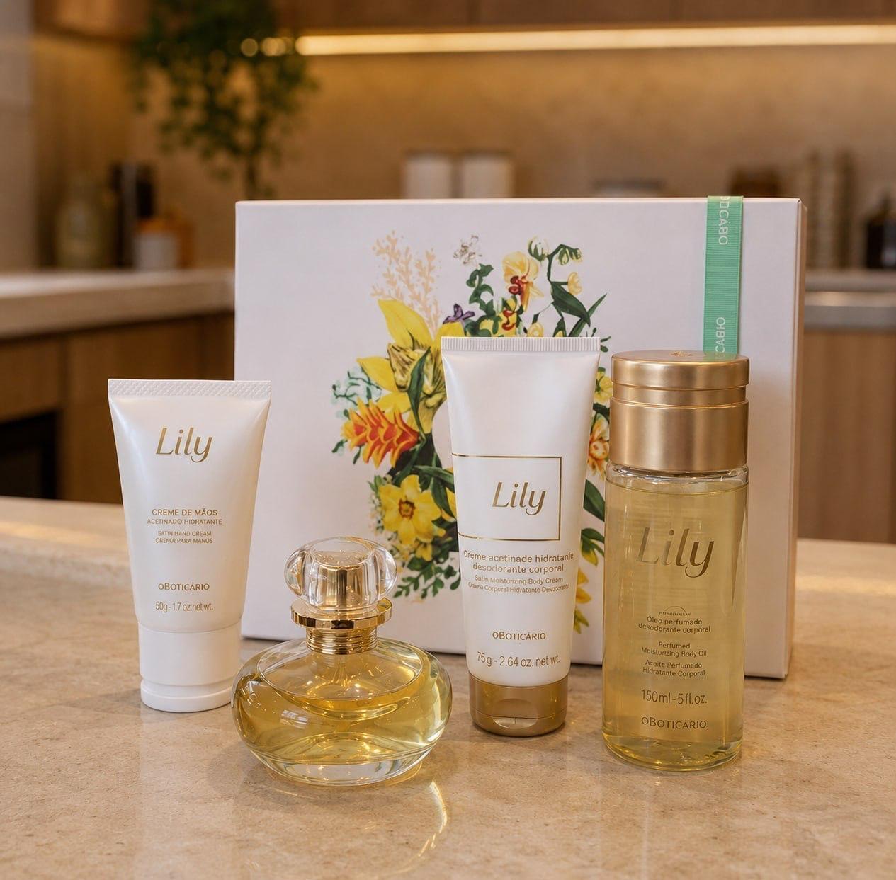 Boticário Lily Kit Presente - 4 Itens