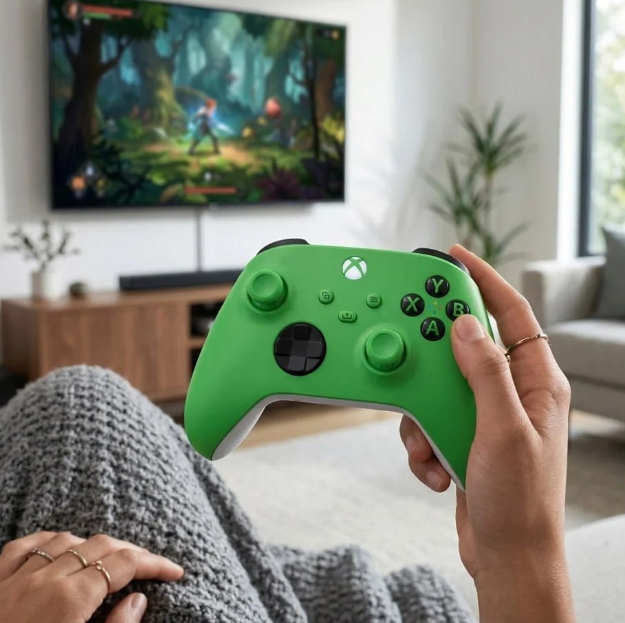 Controle Microsoft Xbox Wireless Series X/S Velocity Green