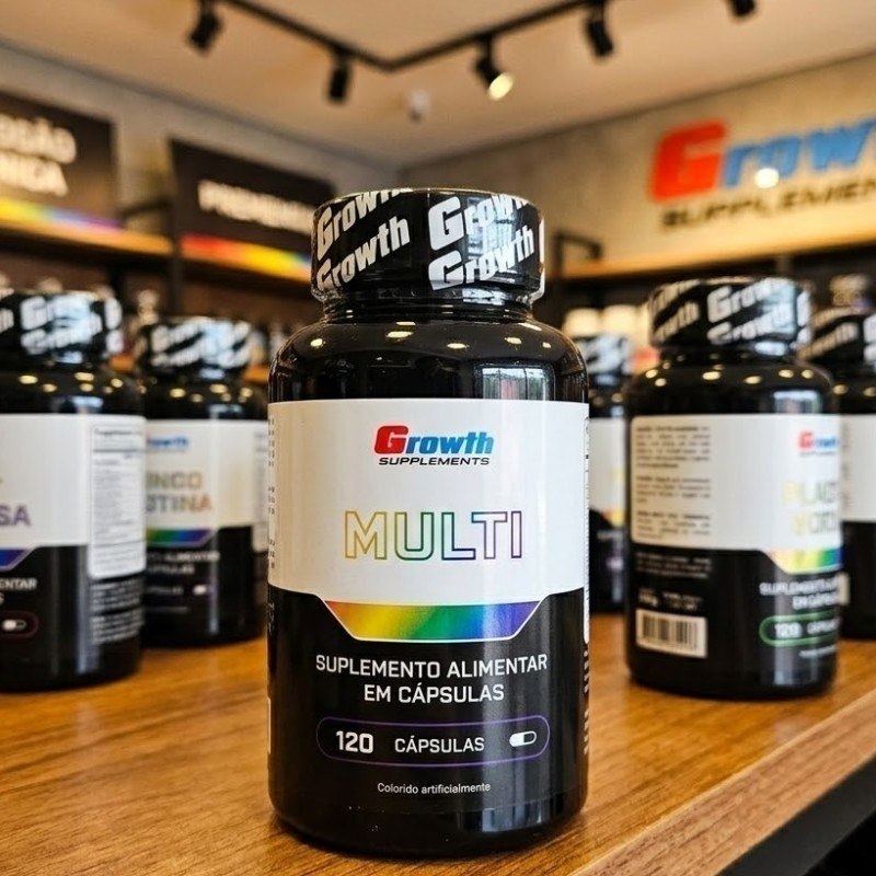 Multivitamínico 120 Cápsulas Growth Supplements