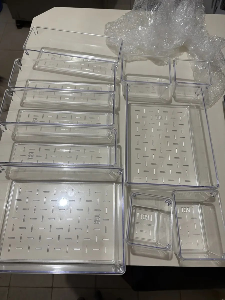 Kit 10 Organizador Multiuso Acrílico