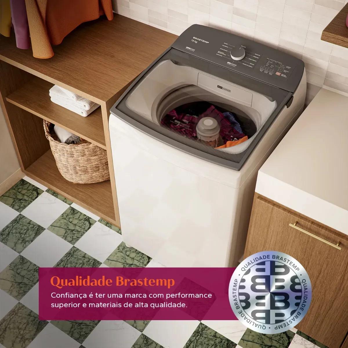 Máquina de Lavar Brastemp 16Kg Branca BWF16A