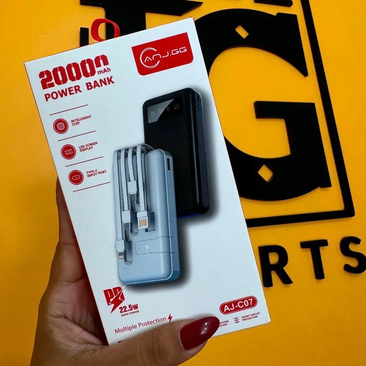 Carregador Portátil Hardline Power Bank Turbo 20000mah 22.5w