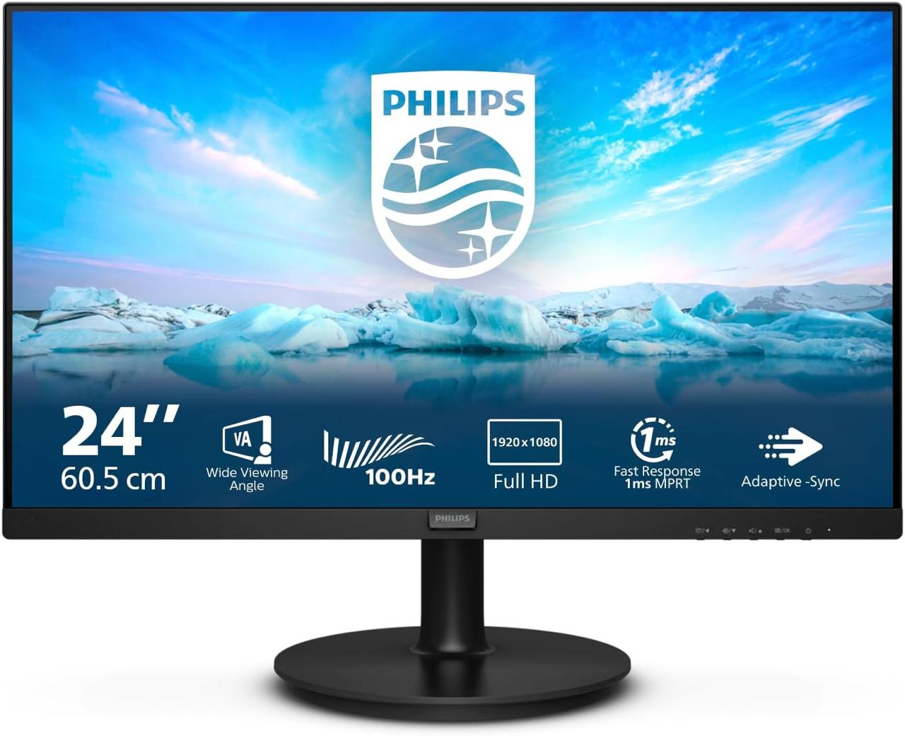 Monitor Philips LCD FHD 23,8" 100Hz 241V8LAB/69