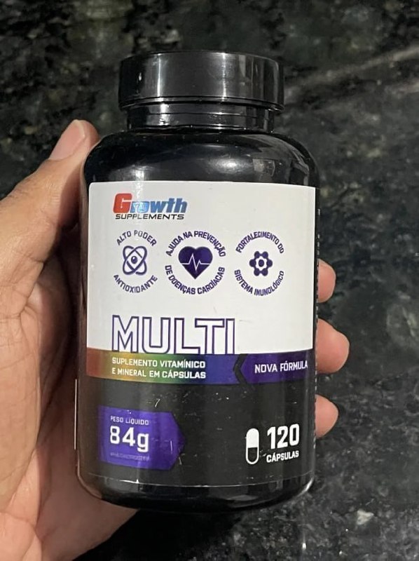 Multivitamínico 120 Cápsulas Growth