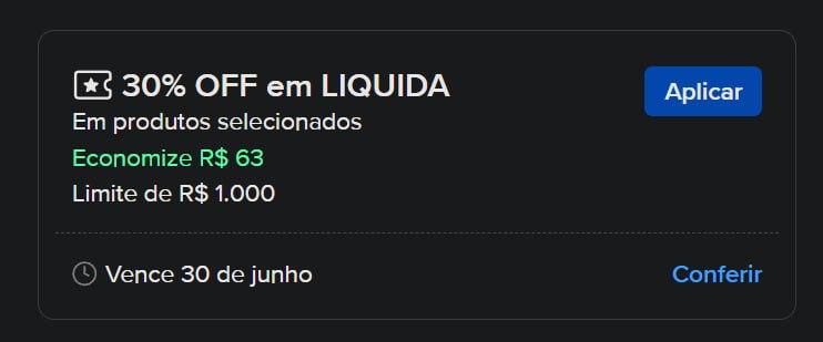 Cupom Mercado Livre 30% OFF em Selecionados