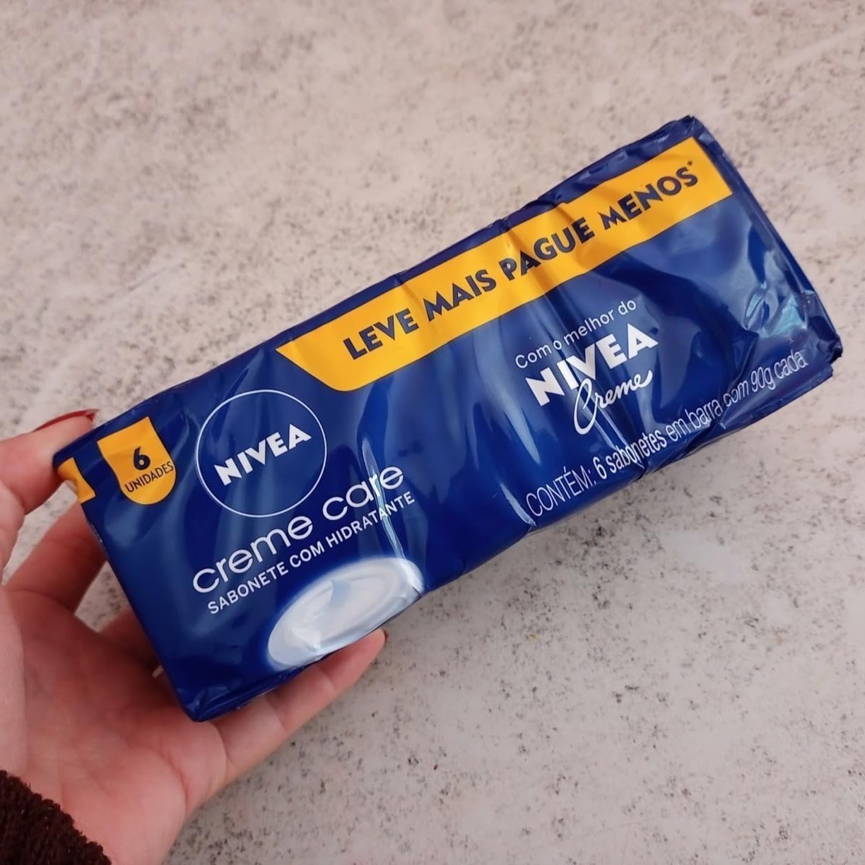 Nivea Sabonete em Barra Creme Care 6 un. 90g