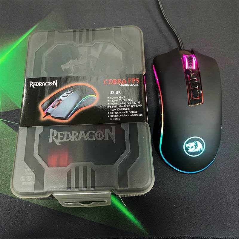 Mouse Gamer Redragon Cobra 7 Botões 10000DPI