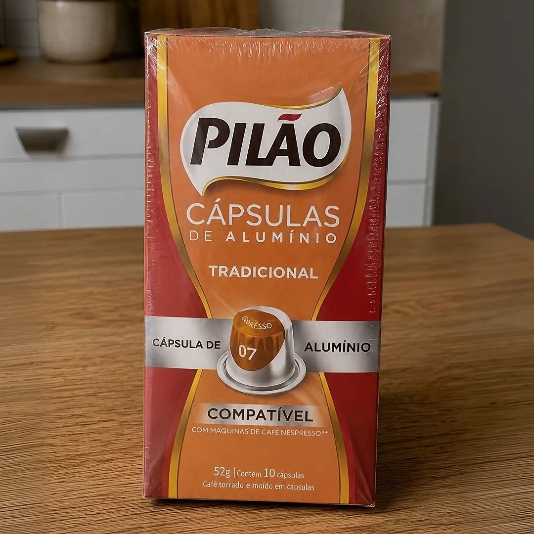 Café Pilão Cápsula Tradicional 10 Cápsulas 52g