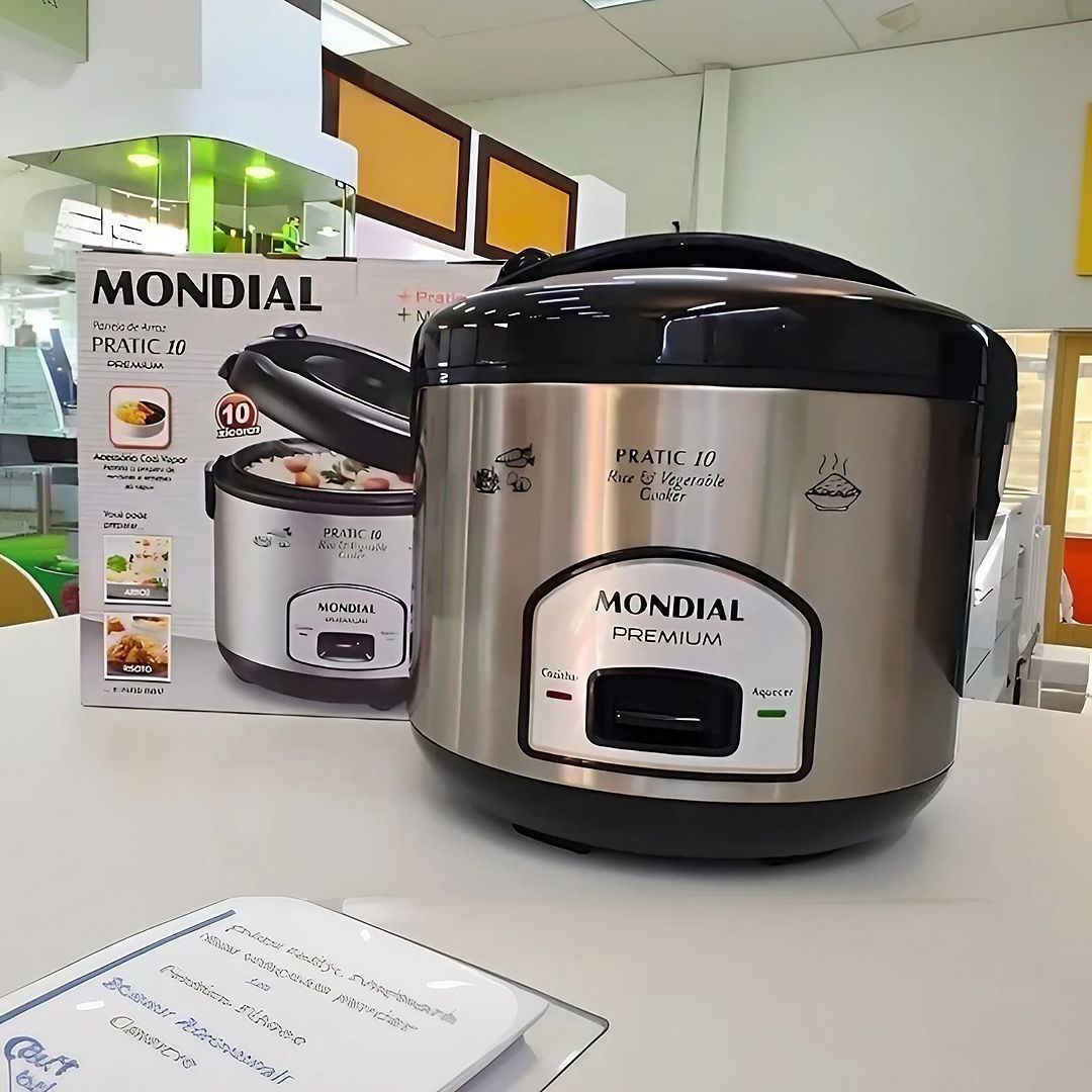 Panela Elétrica Mondial 6L Arroz 500W 220V
