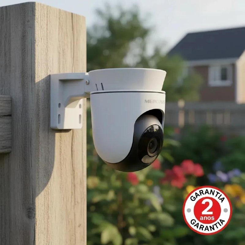 Mercusys MC510 Câmera Segurança WiFi 2K 360° Externo