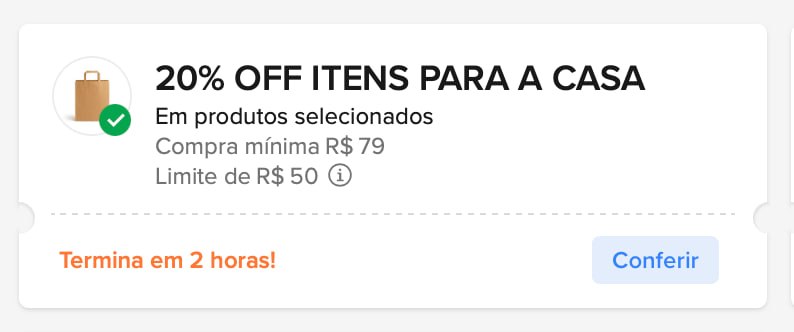 Produtos para Casa - Cupom Mercado Livre 20% OFF