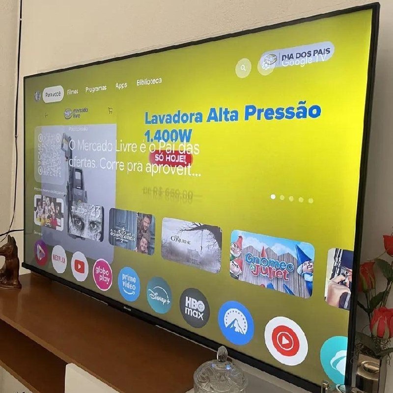 Hisense Smart TV 4K 50" 50Q6QVV Processador AI Dolby Vision
