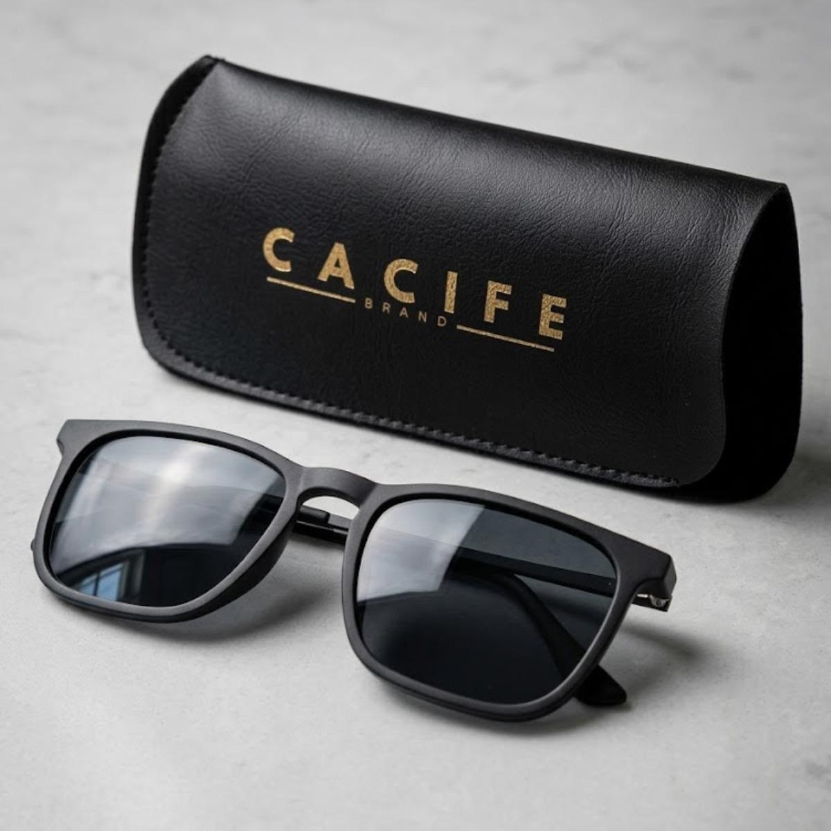 Óculos de Sol Quadrado Cacife Proteção UV400
