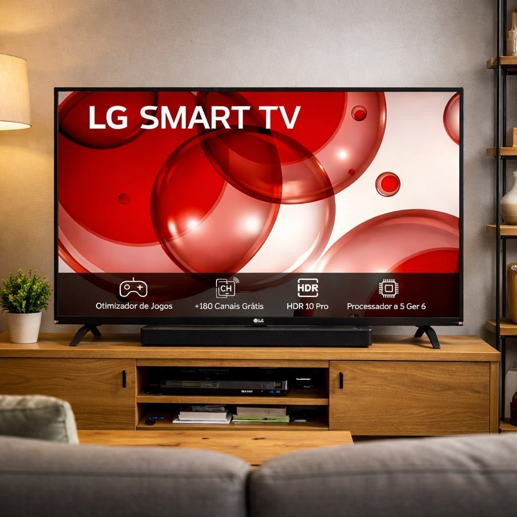 Smart TV LG 43" Full HD Processador A5 Gen6 AI