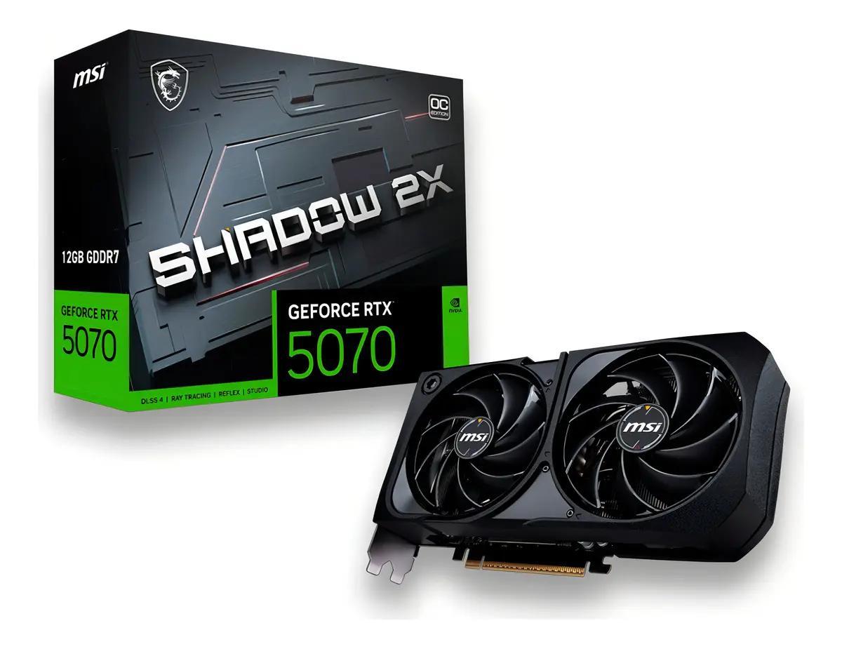 Placa de Vídeo RTX 5070 12GB MSI G7 192bits