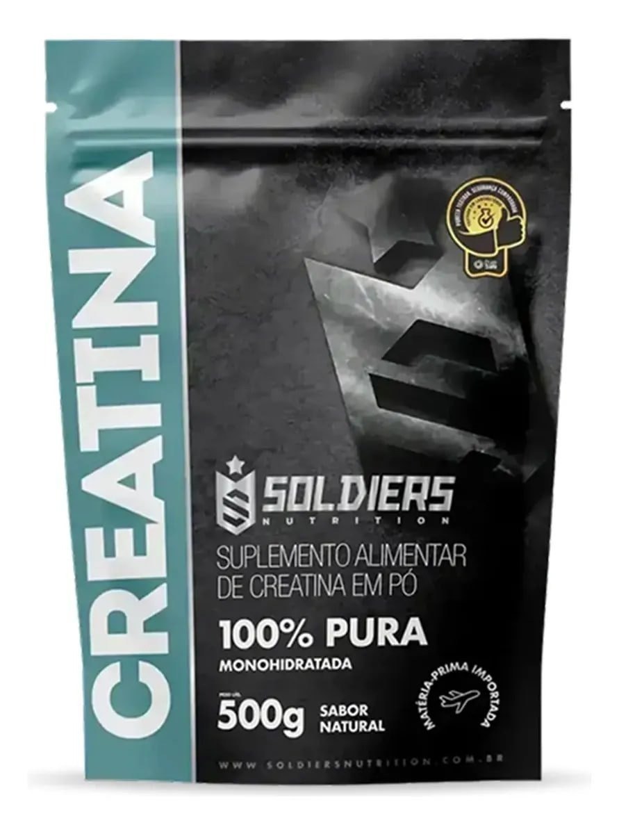 Creatina 500g Monohidratada 100% em Pó